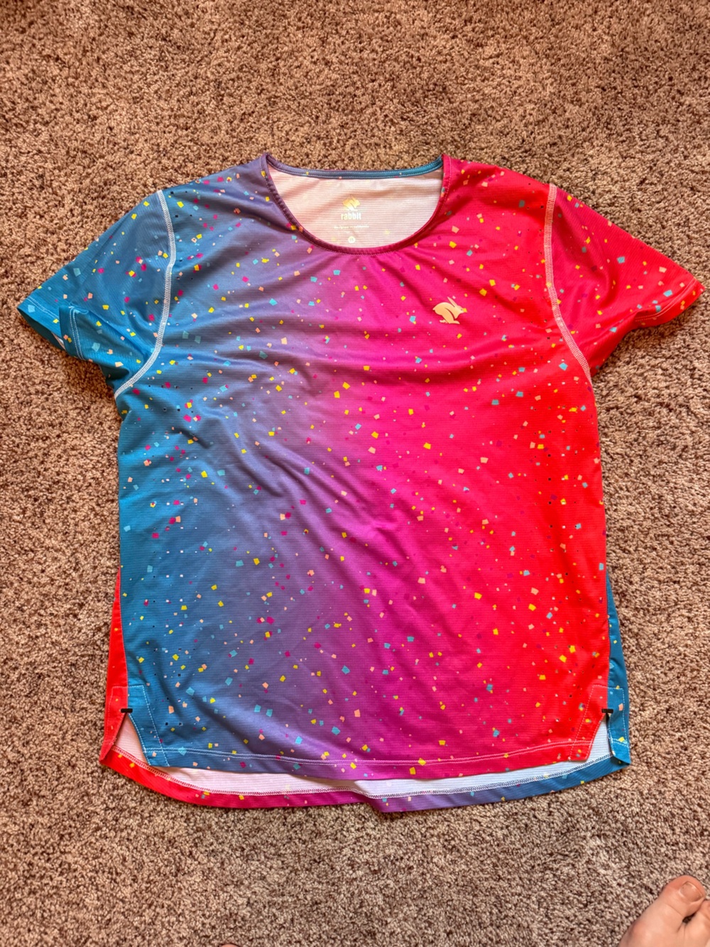 Rabbit ombré short sleeve